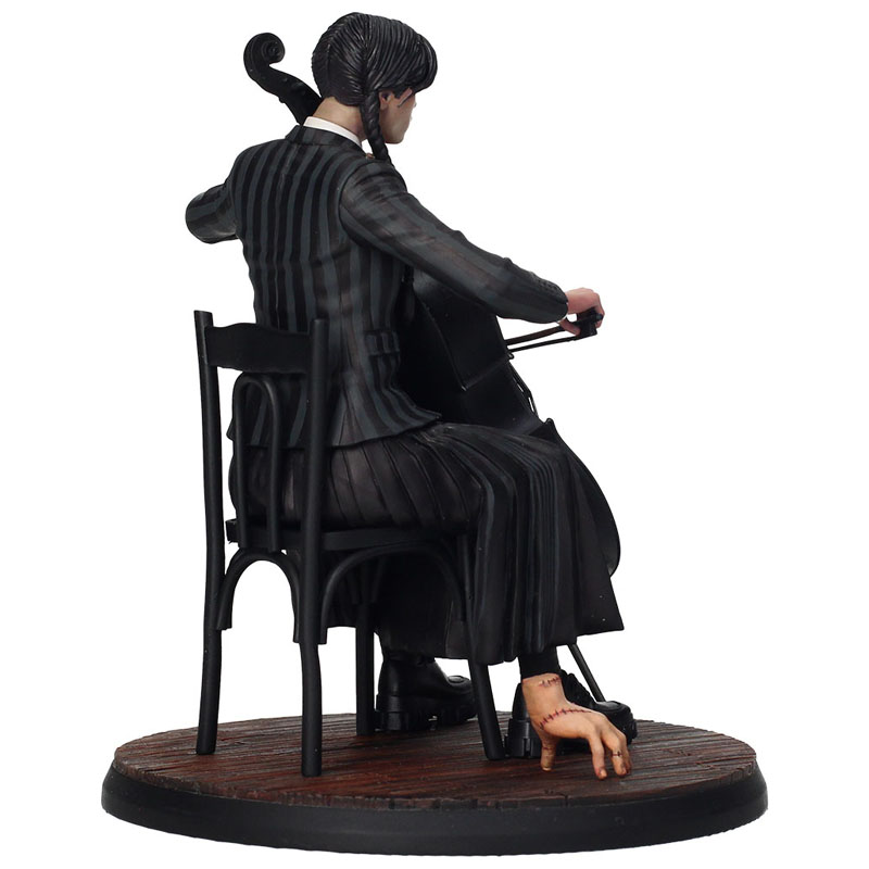 Wednesday Statue PVC Mercredi & Violoncelle 15cm